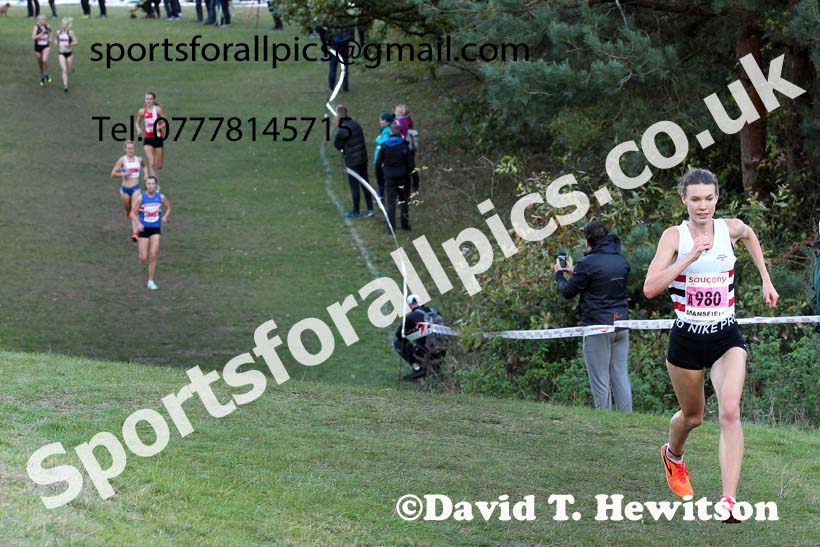 Senior womens 2021 National Cross Country Relays, Berry Hill Park, Mansfield. Photo: David T. Hewitson/Sports for All Pics
